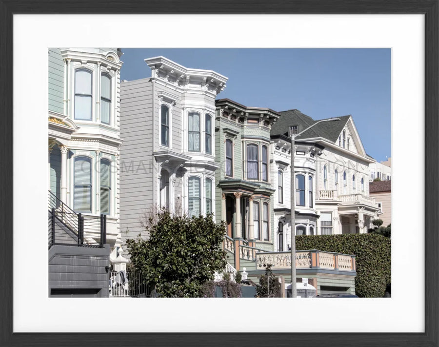 Poster San Francisco SF26 - Schwarz matt 1.5cm / Motiv: