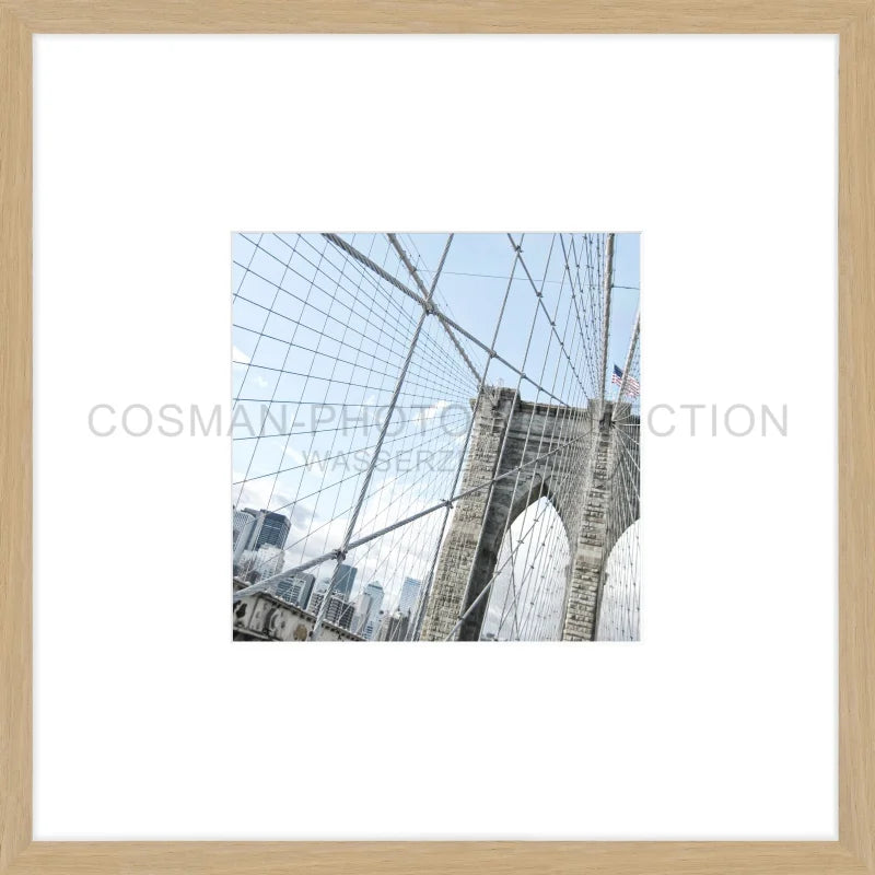 Poster ’Brooklyn Bridge’ New York NY102OB - 43x43cm