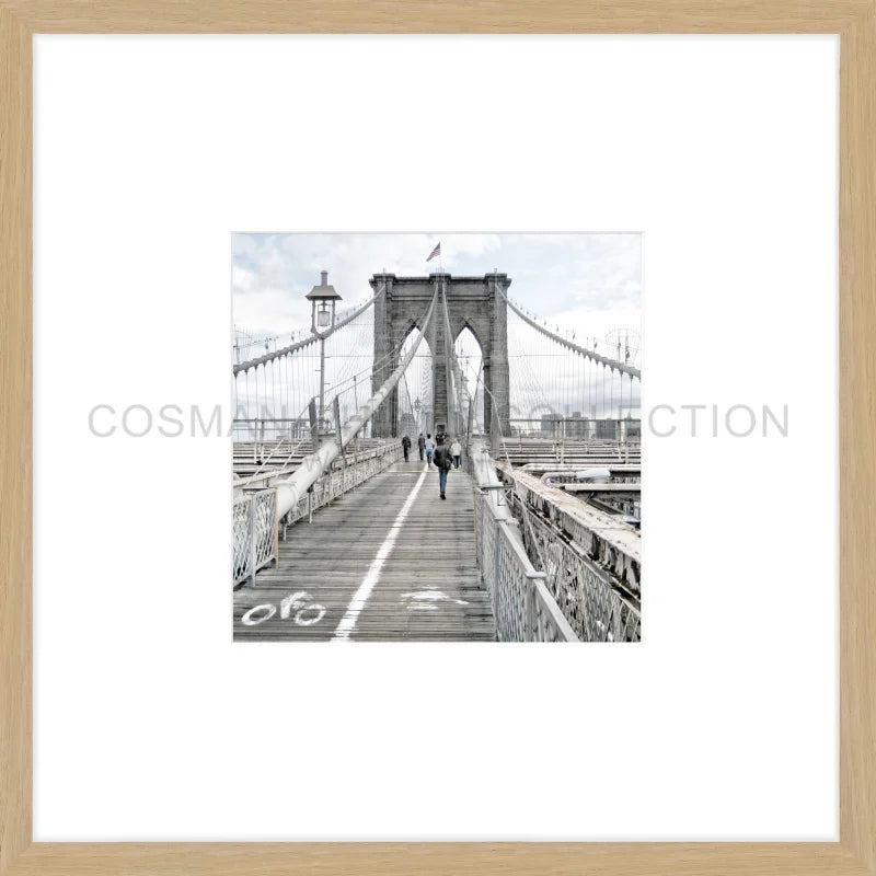 Poster ’Brooklyn Bridge’ New York NY68OB - 43x43cm