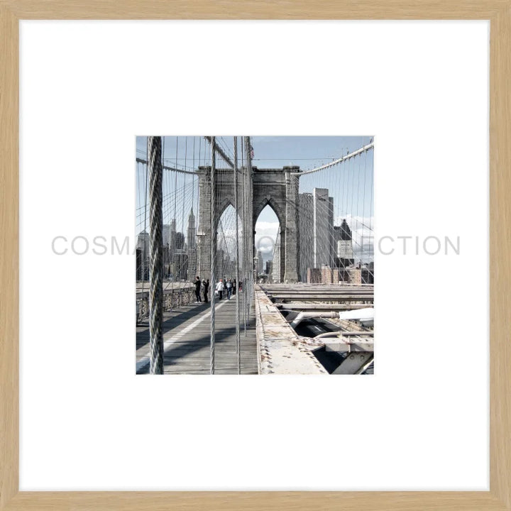 Poster ’Brooklyn Bridge’ New York NY72OB - 43x43cm