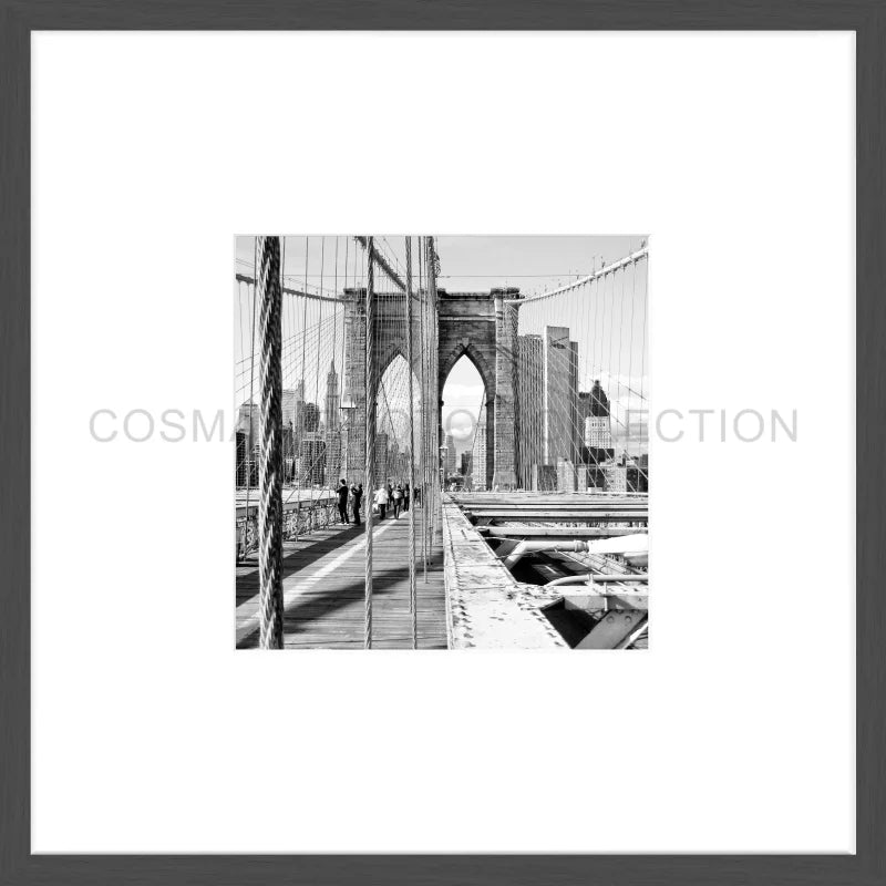 Poster ’Brooklyn Bridge’ New York NY72OB - 43x43cm