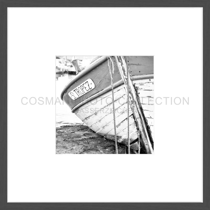 Poster ’Fischerboot’ Saint Tropez ST27OB - 43x43cm