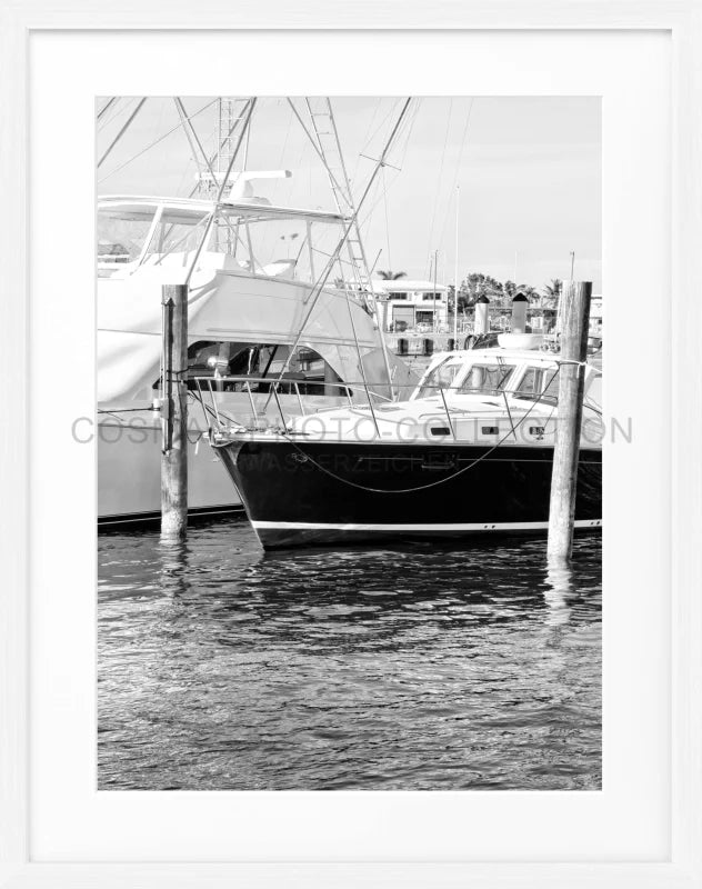 Poster Florida Key West ’Boat’ FL19 - Weiss 1.5cm / S