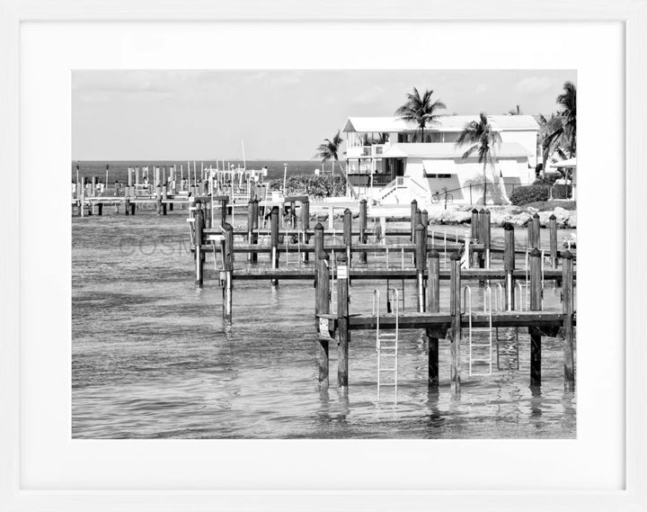 Poster Florida Keys ’Beach House’ FL04 - Weiss 1.5cm