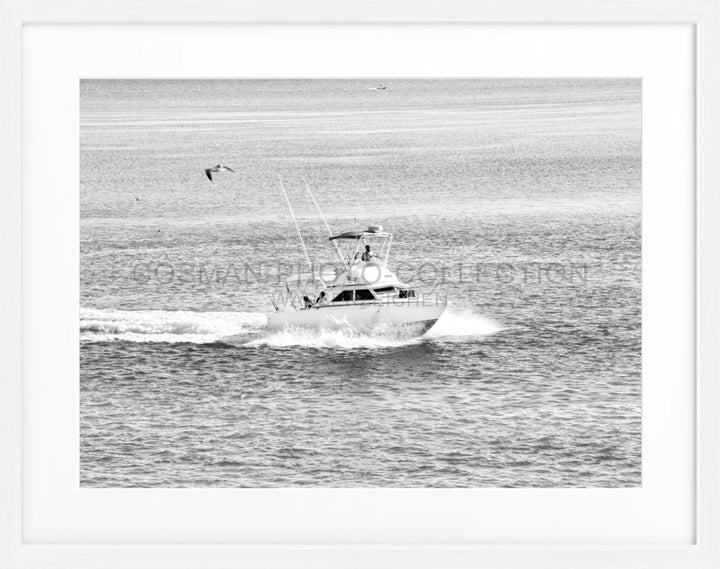 Poster Florida Keys ’Boat’ FL03 - Weiss 1.5cm / S (31cm