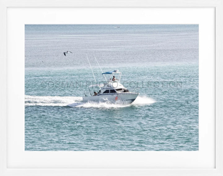 Poster Florida Keys ’Boat’ FL03 - Weiss 1.5cm / S (31cm