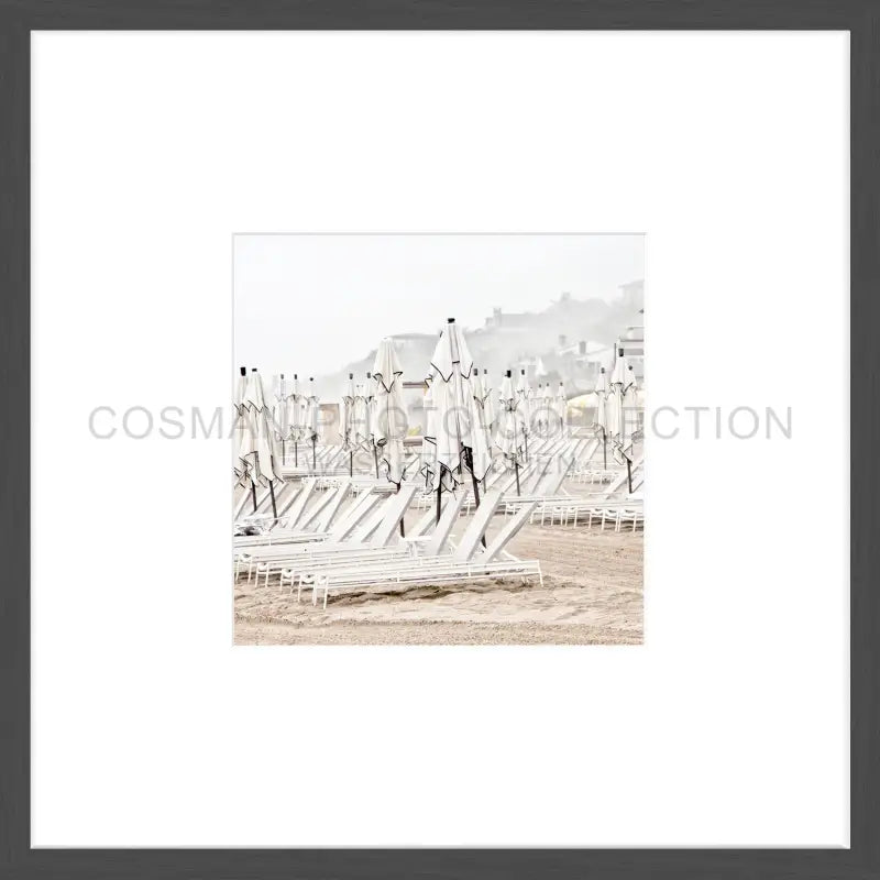 Poster Hamptons Long Island ’Beach’ HM20O - 43x43cm