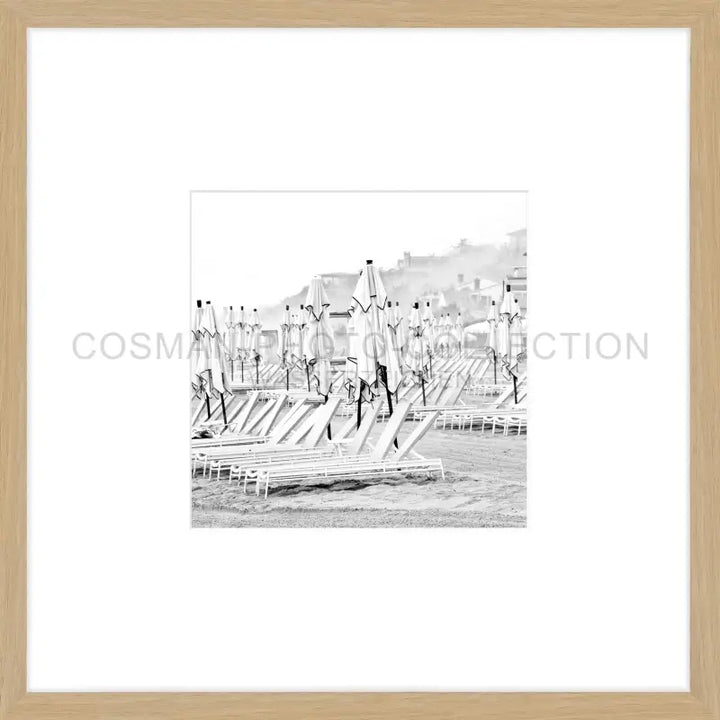 Poster Hamptons Long Island ’Beach’ HM20O - 43x43cm