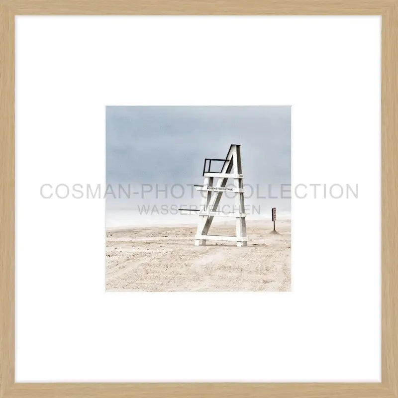 Poster Hamptons Long Island ’BEACH’ HM27O - 43x43cm