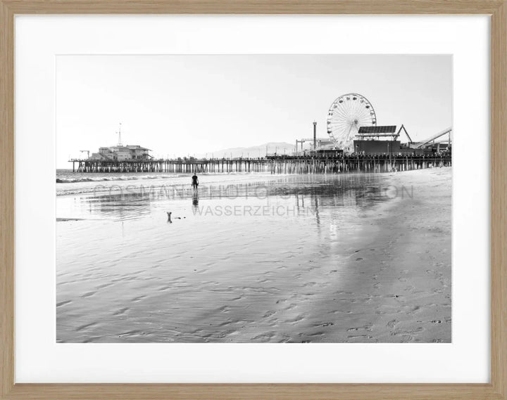 Poster Kalifornien Santa Monica ’Pier’ K132 - Eiche