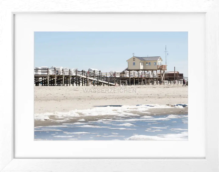 Fotografie Sankt Peter Ording ’Beach’ SPO01 - Weiss 3cm