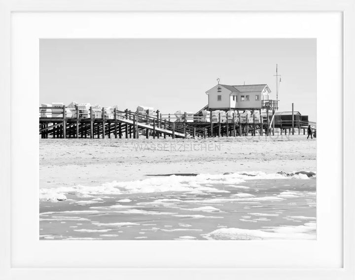 Fotografie Sankt Peter Ording ’Beach’ SPO01 - Weiss