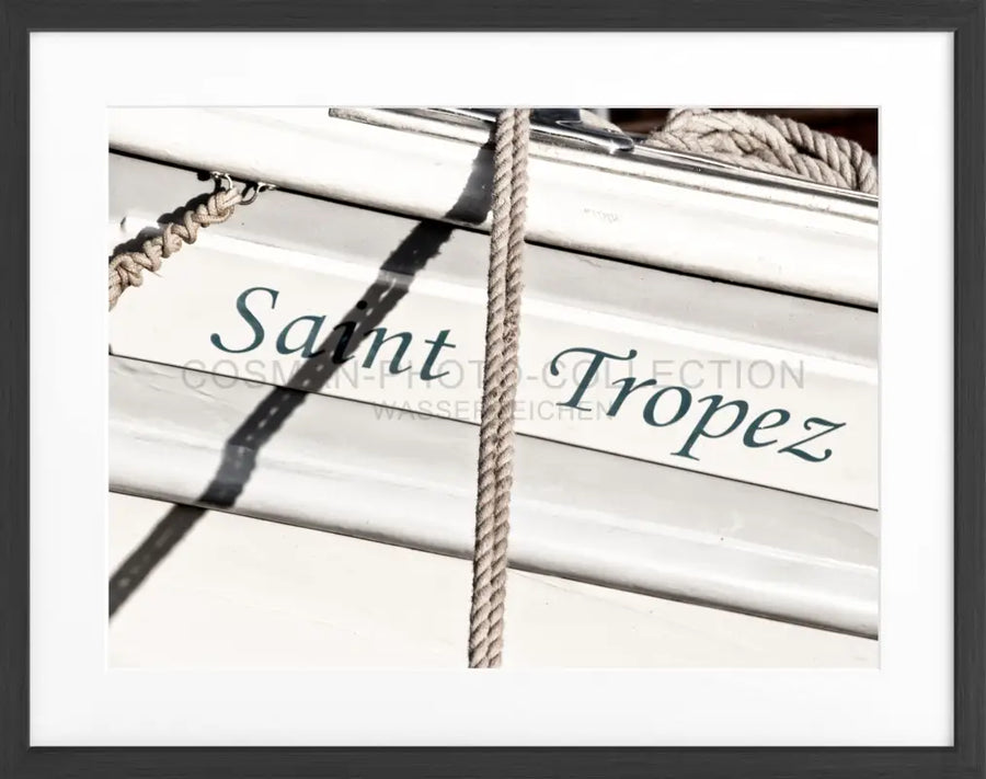 Poster Saint Tropez ST10 - Schwarz matt 1.5cm / S (31cm x