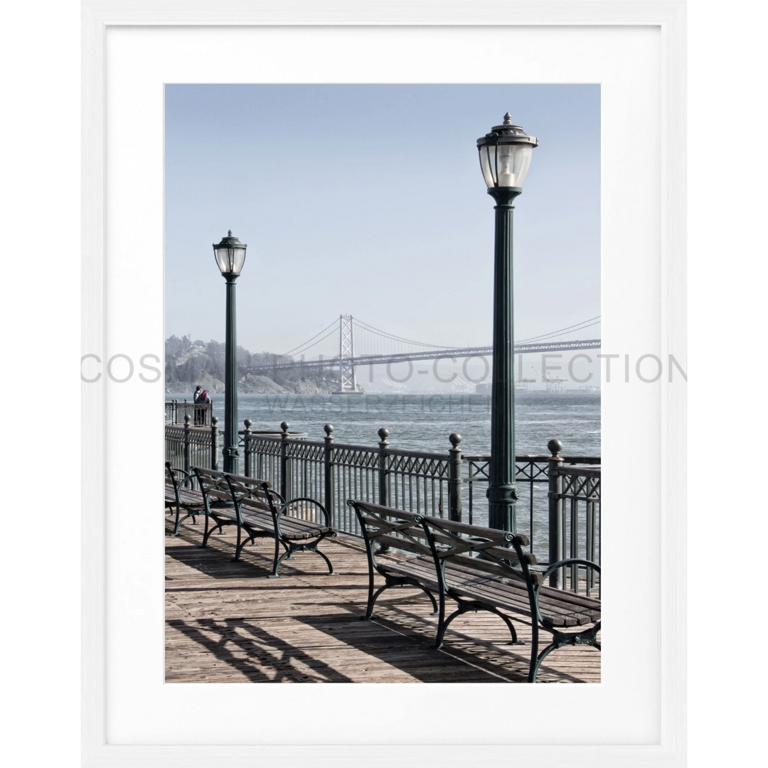 Poster San Francisco SF31 - Weiss 1.5cm / Motiv: farbe / S