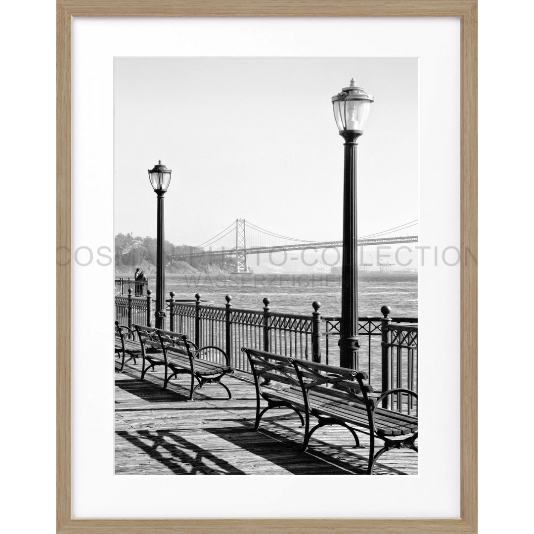 Poster San Francisco SF31 - Eiche Furnier 1.5cm / Motiv: