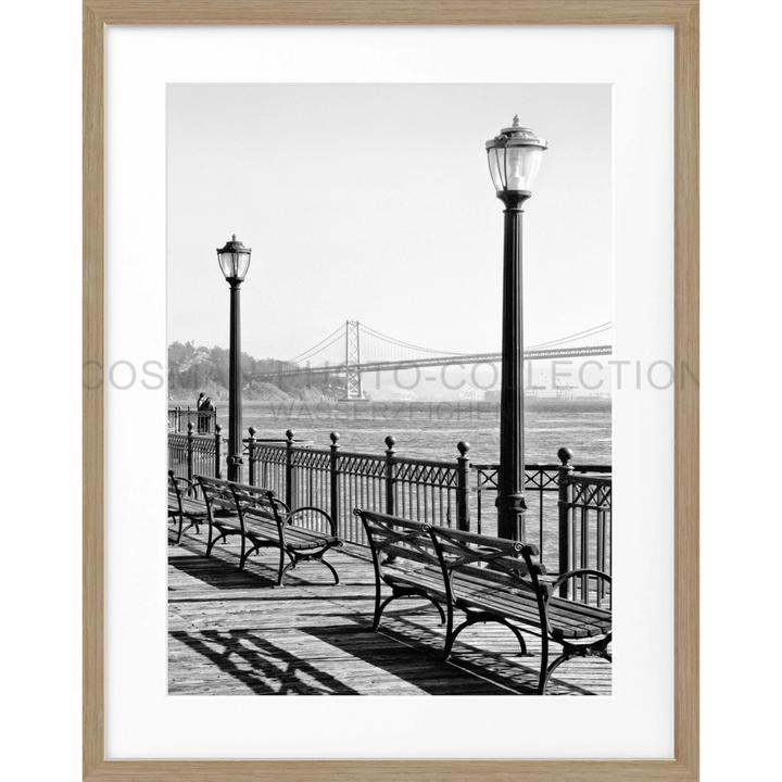 Poster San Francisco SF31 - Eiche Furnier 1.5cm / Motiv: