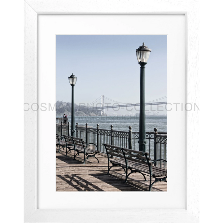 Poster San Francisco SF31 - Weiss 3cm / Motiv: farbe / S