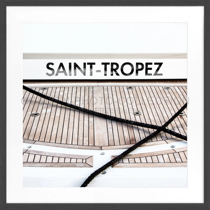 Poster ’Boot’ Saint Tropez ST09Q - Schwarz matt 1.5cm