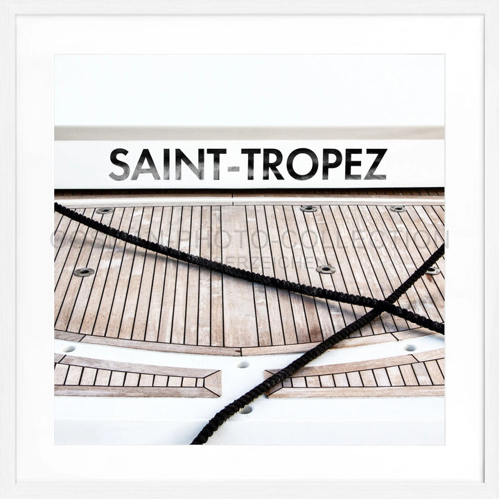 Poster ’Boot’ Saint Tropez ST09Q - Weiss 1.5cm / Motiv: