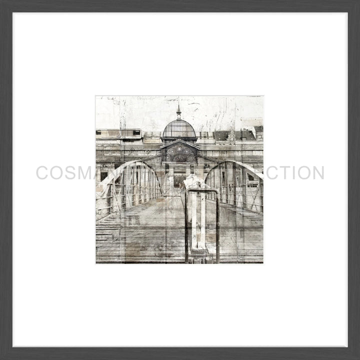 Poster ’Fischauktionshalle’ Hamburg GM04O - 43x43cm