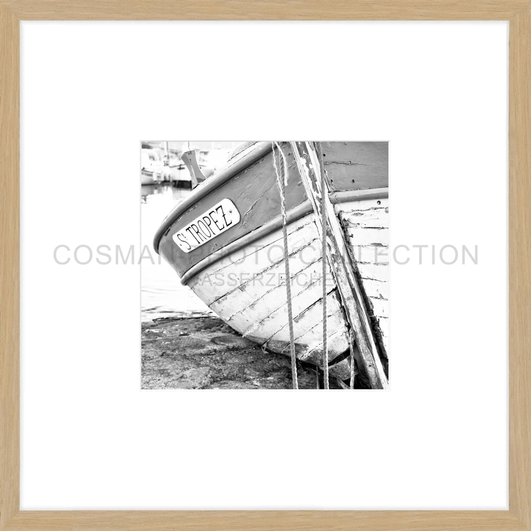 Poster ’Fischerboot’ Saint Tropez ST27OB - 43x43cm