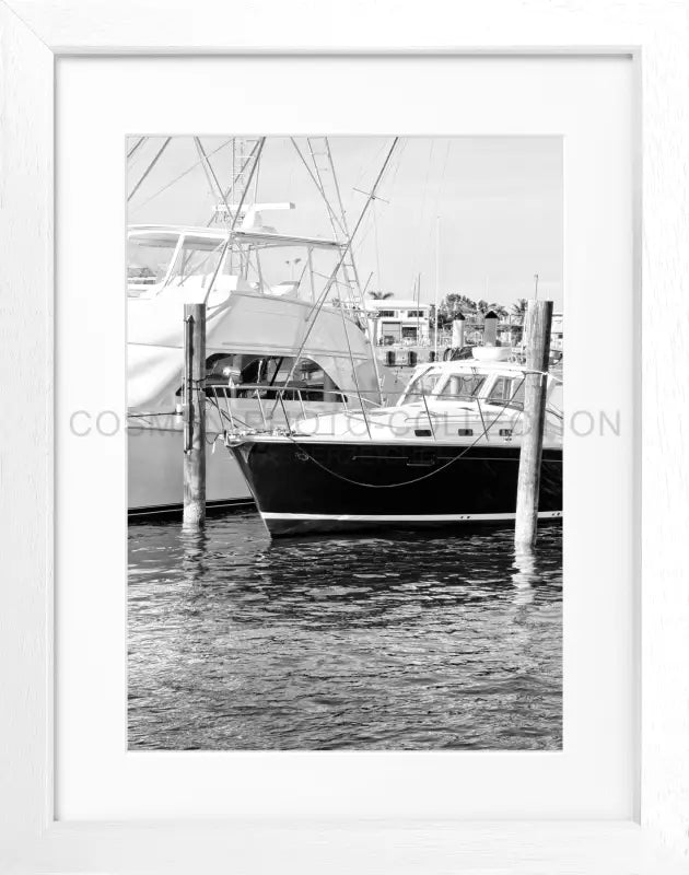 Poster Florida Key West ’Boat’ FL19 - Weiss 3cm / S