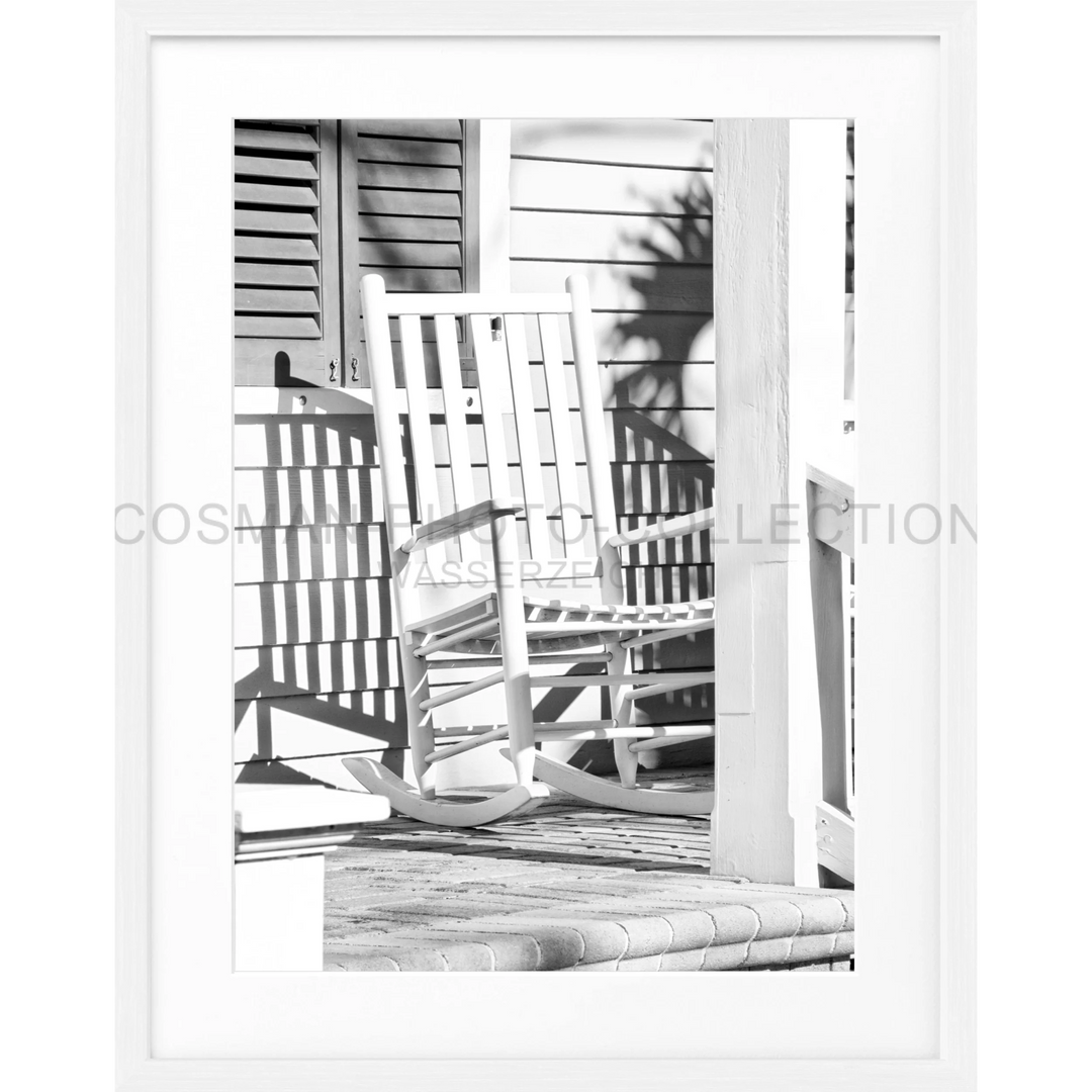 Poster Florida Key West ’Deckchair’ FL27 - Weiss 1.5cm