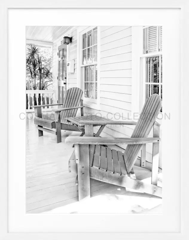 Poster Florida Key West ’Deckchair’ FL44 - Weiss 1.5cm