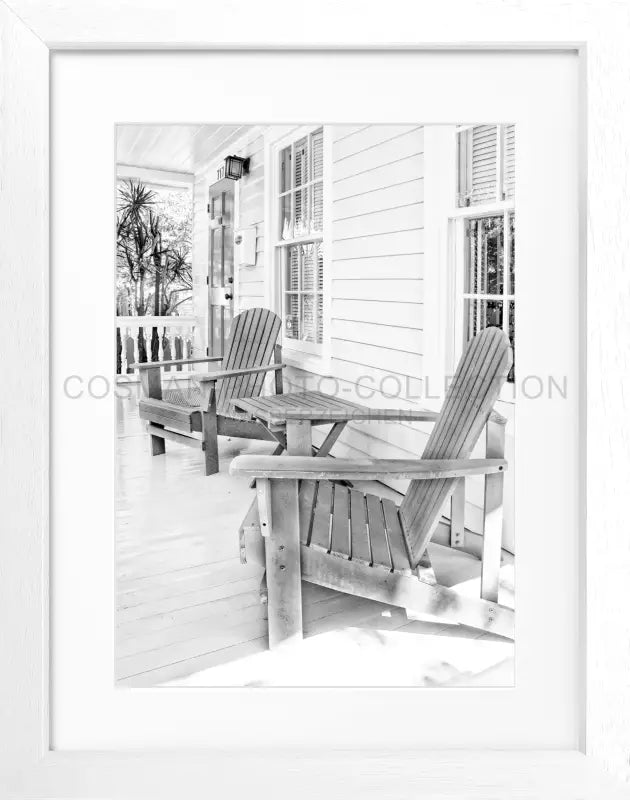 Poster Florida Key West ’Deckchair’ FL44 - Weiss 3cm