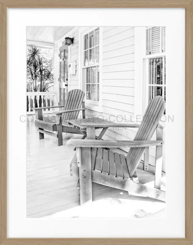 Poster Florida Key West ’Deckchair’ FL44 - Eiche