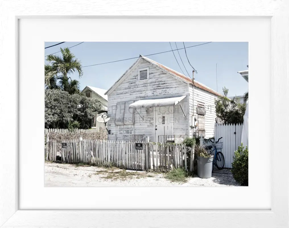 Poster Florida Key West FL06 - Weiss 3cm / S (31cm x 25cm)