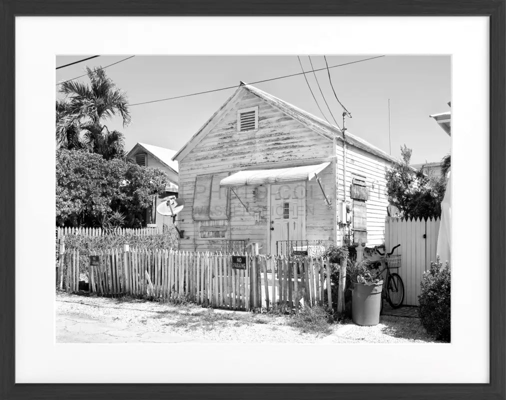 Poster Florida Key West FL06 - Schwarz matt 1.5cm / S (31cm