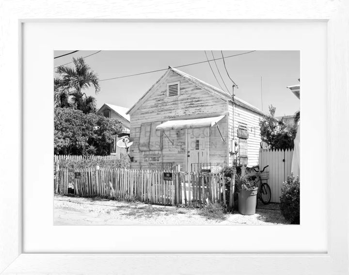 Poster Florida Key West FL06 - Weiss 3cm / S (31cm x 25cm)