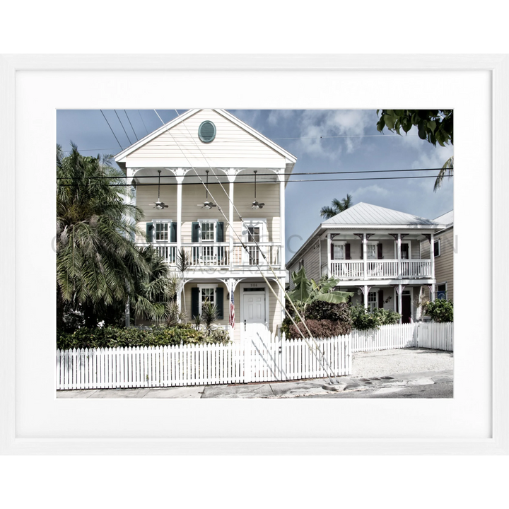 Poster Florida Key West FL14 - Weiss 1.5cm / S (31cm x