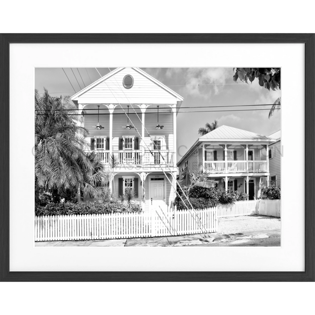 Poster Florida Key West FL14 - Schwarz matt 1.5cm / S (31cm