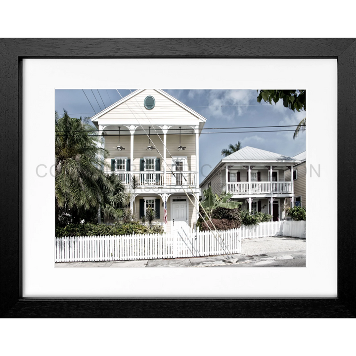 Poster Florida Key West FL14 - Schwarz 3cm / S (31cm x