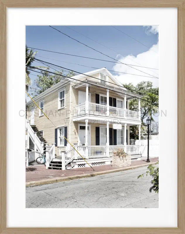 Poster Florida Key West FL21 - Eiche Furnier 1.5cm / S