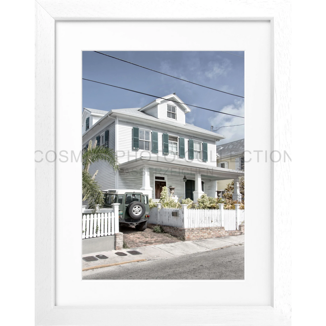 Poster Florida Key West FL31 - Weiss 3cm / S (25cm x 31cm)