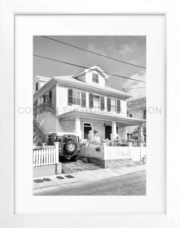 Poster Florida Key West FL31 - Weiss 3cm / S (25cm x 31cm)