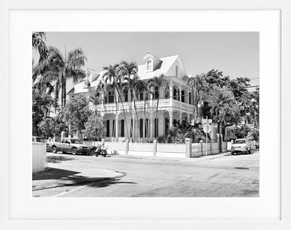 Poster Florida Key West FL38 - Weiss 1.5cm / Motiv: