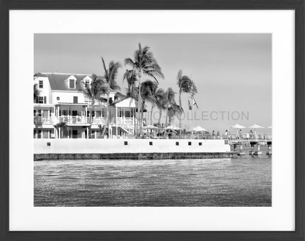 Poster Florida Key West FL42A - Schwarz matt 1.5cm / S