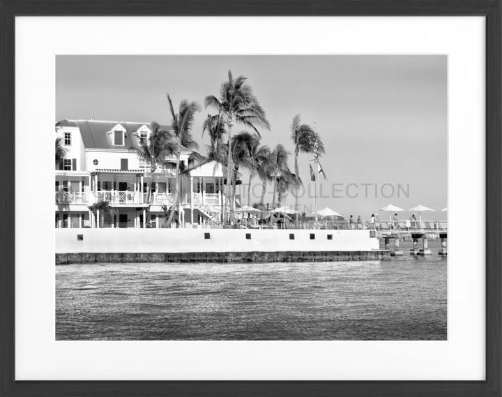 Poster Florida Key West FL42A - Schwarz matt 1.5cm / S