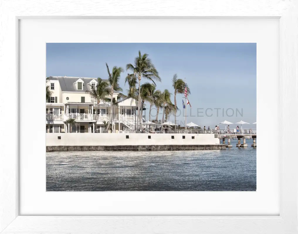 Poster Florida Key West FL42A - Weiss 3cm / S (31cm x 25cm)