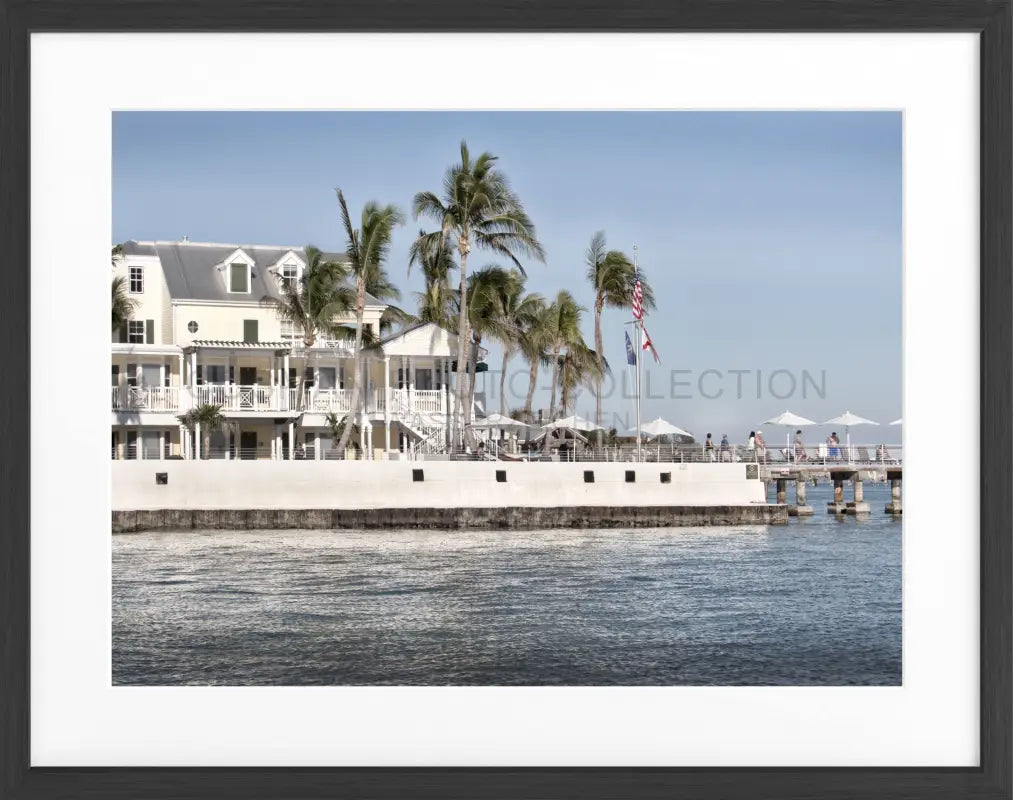 Poster Florida Key West FL42A - Schwarz matt 1.5cm / S