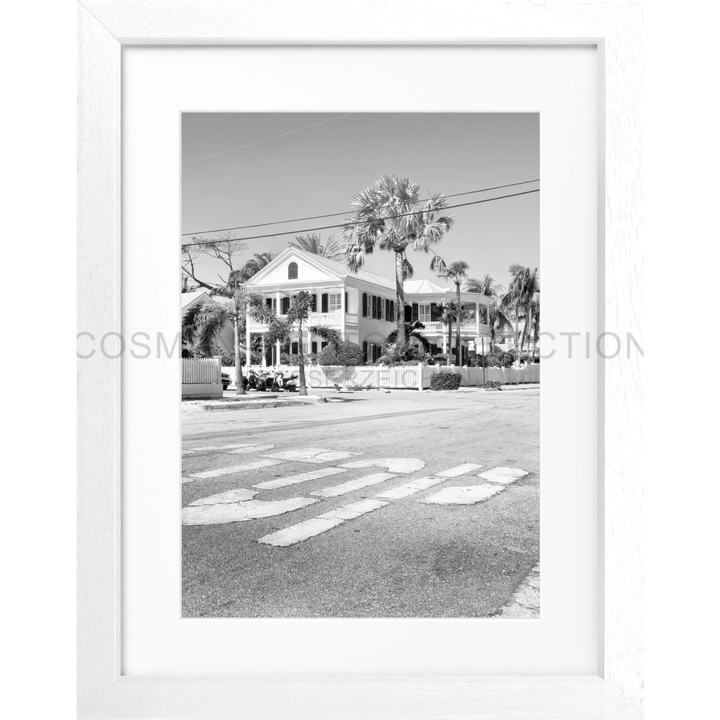 Poster Florida Key West FL43 - Weiss 3cm / S (25cm x 31cm)