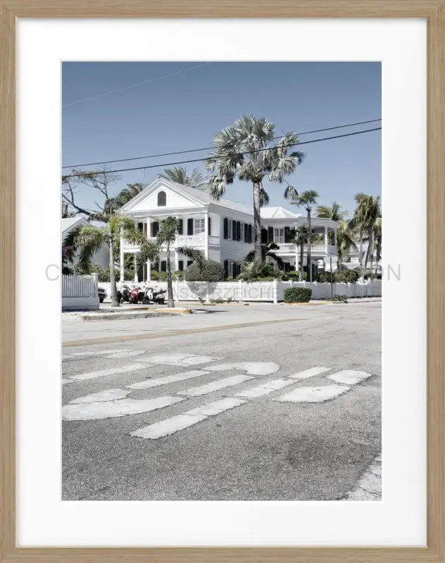 Poster Florida Key West FL43 - Eiche Furnier 1.5cm / S