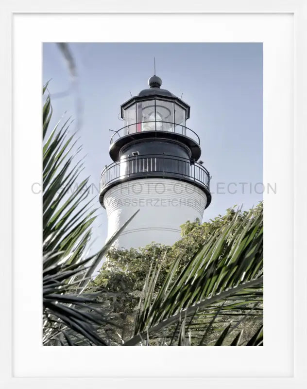 Poster Florida Key West ’Lighthouse’ FL28 - Weiss 1.5cm