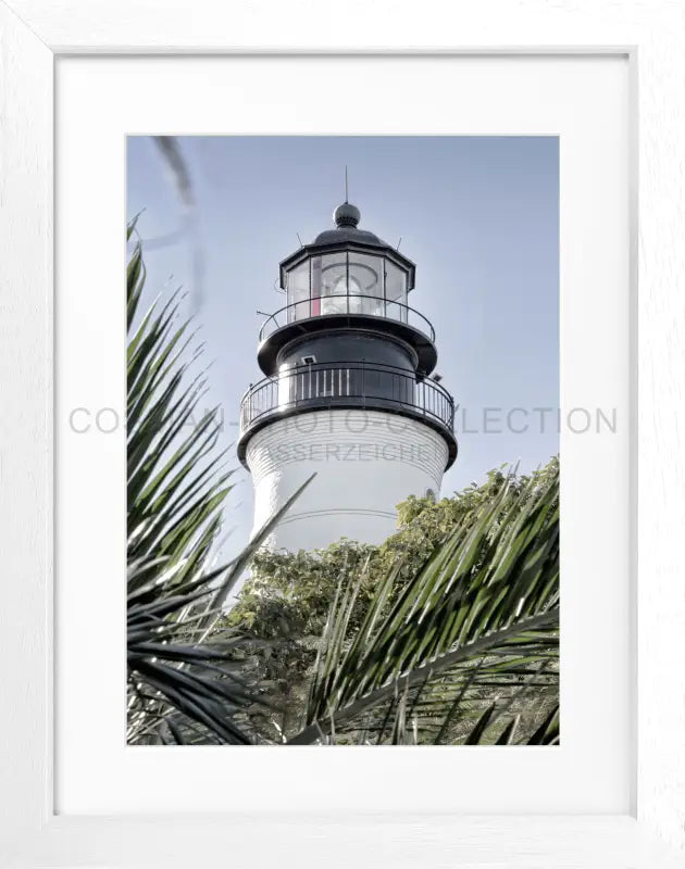 Poster Florida Key West ’Lighthouse’ FL28 - Weiss 3cm