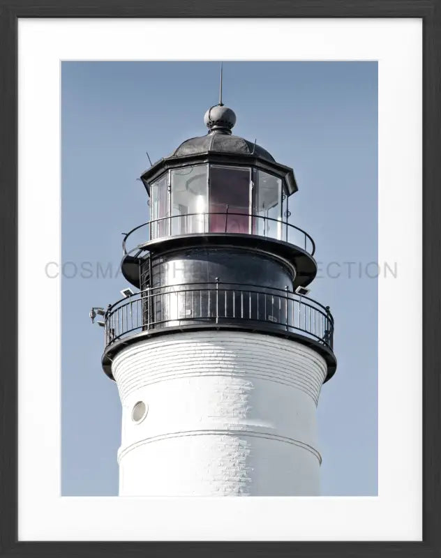 Poster Florida Key West ’Lighthouse’ FL36 - Schwarz