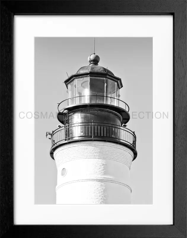 Poster Florida Key West ’Lighthouse’ FL36 - Schwarz 3cm